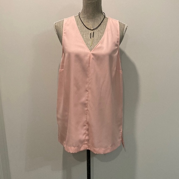 LORD & Taylor Pink Tank Top Large - Picture 4 of 12